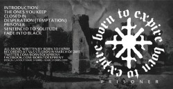 Born To Expire – Prisoner CD layout